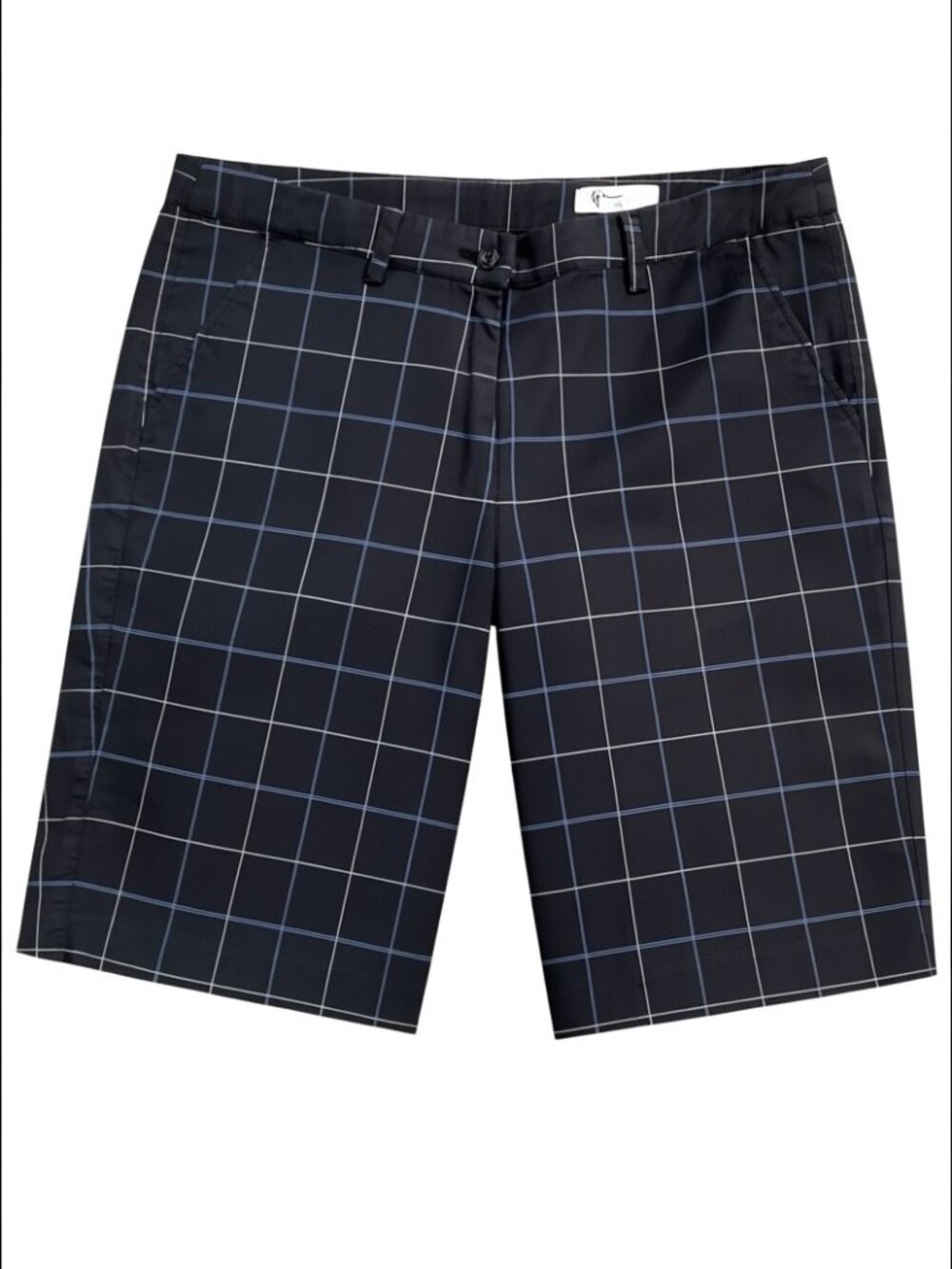 Greg Norman Plaid Golf Shorts Women's Sz 6 Black 175C